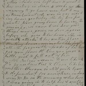 a page of handwritten text