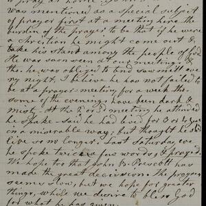 a page of handwritten text