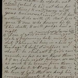 a page of handwritten text