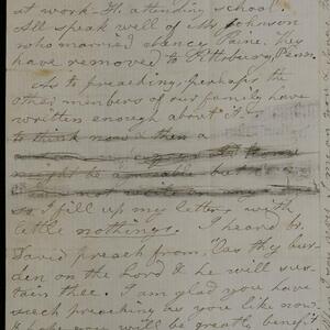a page of handwritten text