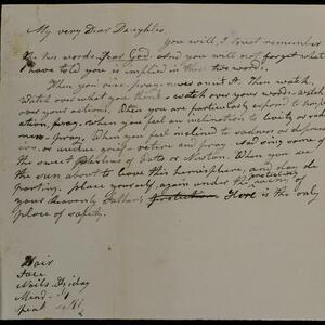 a page of handwritten text