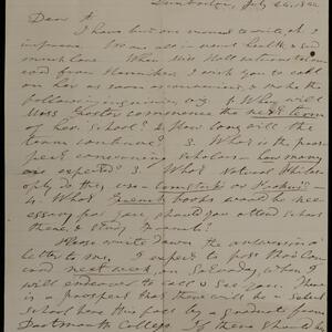 a page of handwritten text