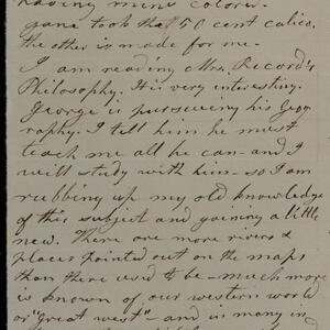a page of handwritten text