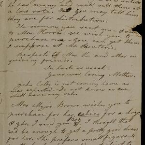 a page of handwritten text
