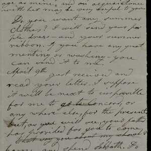 a page of handwritten text