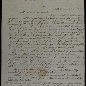 a page of handwritten text