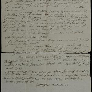 a page of handwritten text