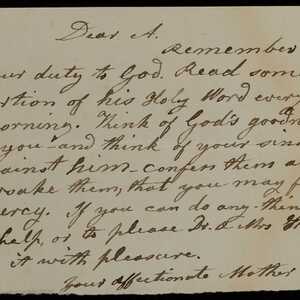 a page of handwritten text