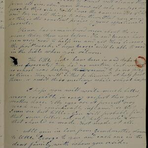 a page of handwritten text