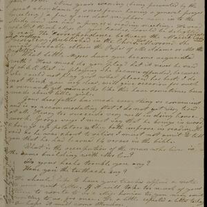 a page of handwritten text