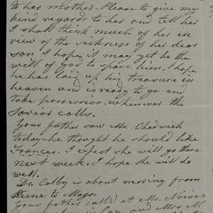 a page of handwritten text