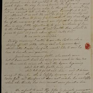 a page of handwritten text