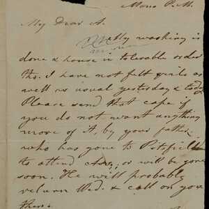 a page of handwritten text
