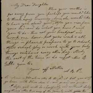 a page of handwritten text