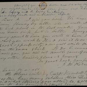 a page of handwritten text