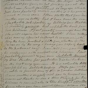 a page of handwritten text