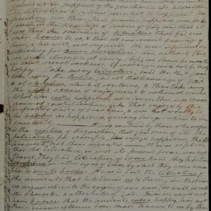 a page of handwritten text