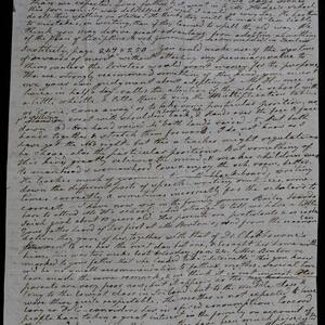 a page of handwritten text
