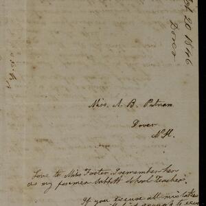 a page of handwritten text