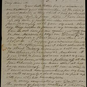 a page of handwritten text