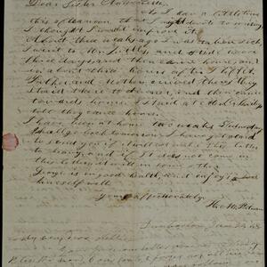 a page of handwritten text