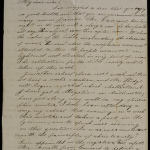 a page of handwritten text