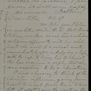 a page of handwritten text