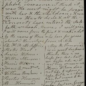 a page of handwritten text