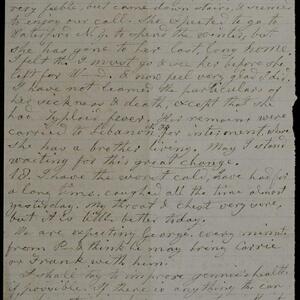 a page of handwritten text