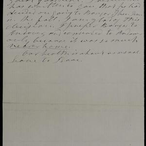 a page of handwritten text