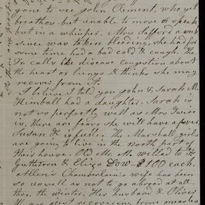 a page of handwritten text