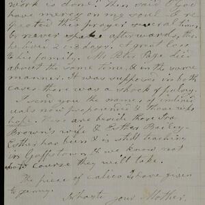 a page of handwritten text