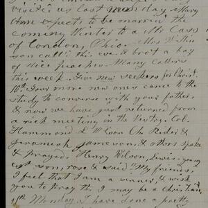 a page of handwritten text