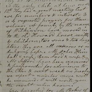 a page of handwritten text