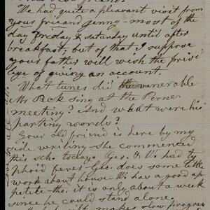 a page of handwritten text