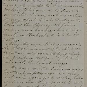 a page of handwritten text