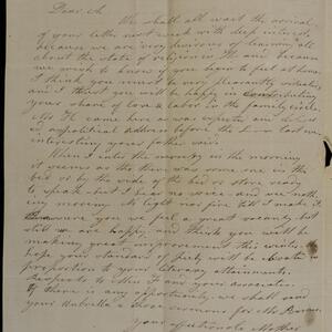 a page of handwritten text