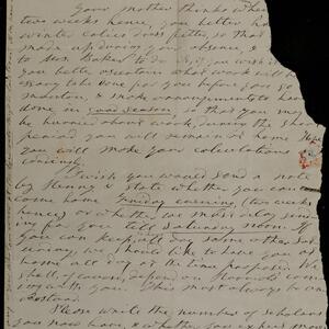 a page of handwritten text