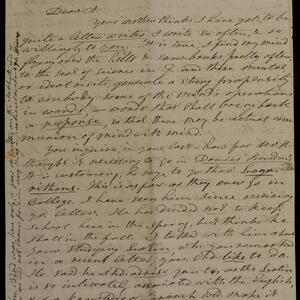 a page of handwritten text