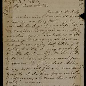 a page of handwritten text
