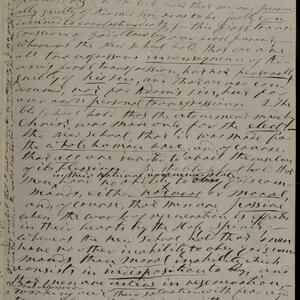 a page of handwritten text