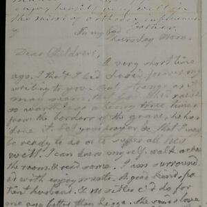 a page of handwritten text