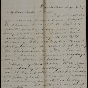 a page of handwritten text