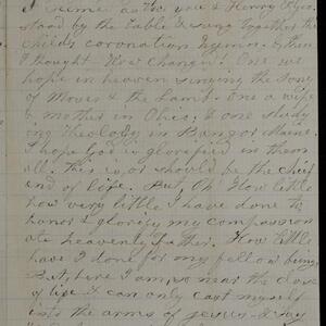 a page of handwritten text