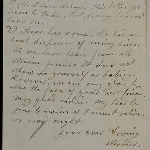 a page of handwritten text