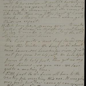 a page of handwritten text