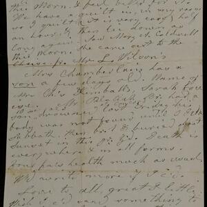 a page of handwritten text