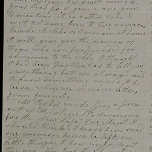 a page of handwritten text