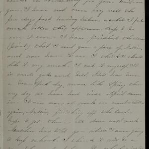 a page of handwritten text