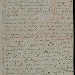 a page of handwritten text